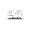 Vetus bolt on anodes 250x75x21 H.C. 160