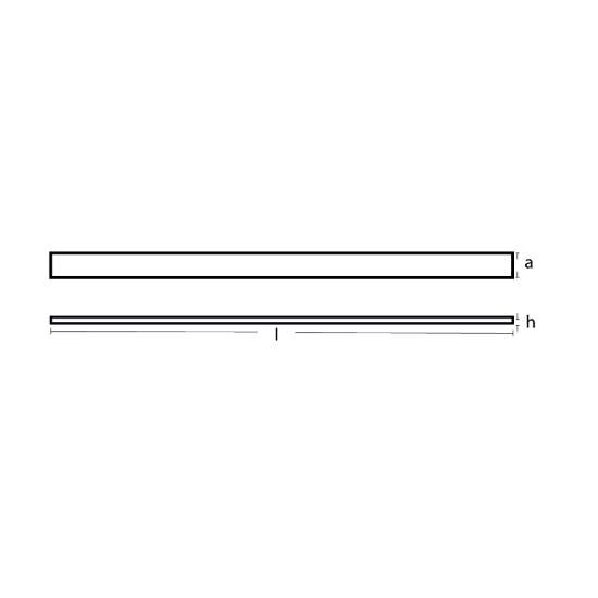 Anode strip for fast boats 900x50x12
