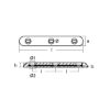 Bolt-on anode for Hull 3holes L=400