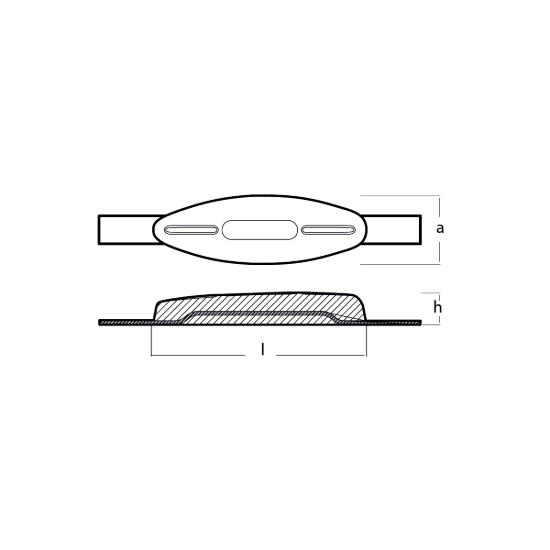 weld on anode Spanish Type 0,98kg