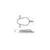 Bolt on anode with T-Strap