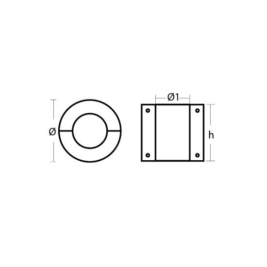 Barrel Shaft anode Ø 110mm