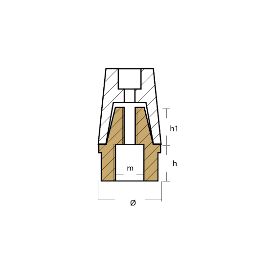 Radice propeller anodes conical type