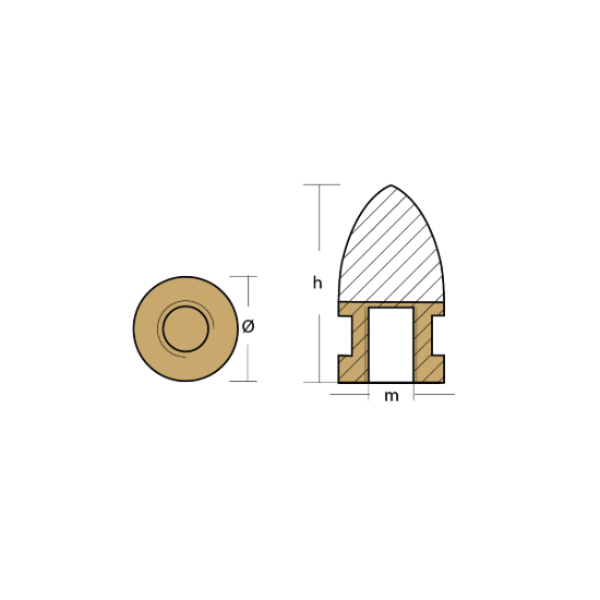 RIVA PROP NUT COMP. 24x2,0