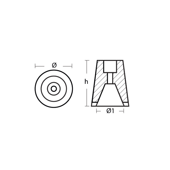 Solè Prop anodes Ø 30