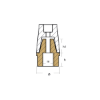 Radice propeller anodes conical type
