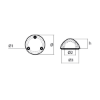 Variprop propeller nut DF-107