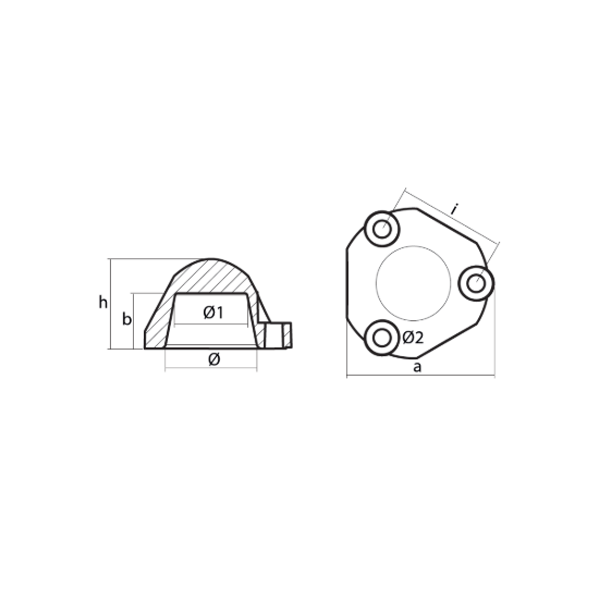 Autoprop propeller anode H5