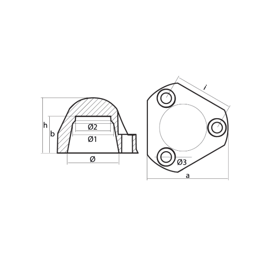 Autoprop propeller anode H6