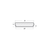 Detra propeller anode Ø125 Azimut-Benetti type