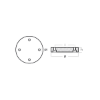 Turian  propeller anode Ø125 H25