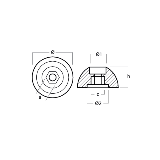 Quick propeller Nut