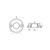 Vetus small collar anode for KGF25