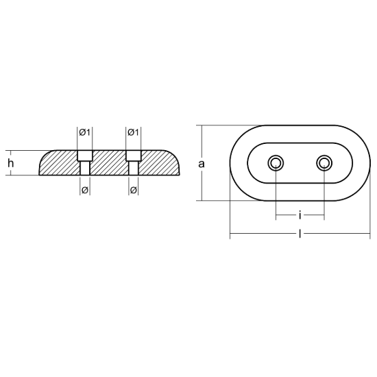 Thruster side plate anode