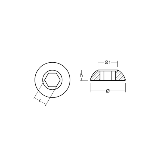 Quick aluminum prop nut