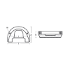 OMC Front Gearcase Anode - Anodo frontale piede poppiero