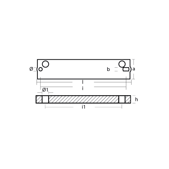 Johnson-Evinrude Stern Bracket anode - Anodo per supporto motore Johnson - Evinrude
