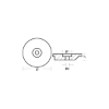 Johnson - Evinrude Gearcase anode - Piastrina per fuoribordo Johnson - Evinrude