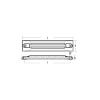 Honda large bar anode for stern bracket - Anodo per supporto motore Honda