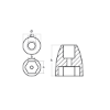 Mercruiser propeller nut anode  - Ogiva per motore Mercruiser