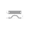 OXE - DIESEL Transom bracket anode - Andoo per supporto motore Oxe Diesel