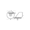 Suzuki trim tab anode - Pinna per Motori Suzuki