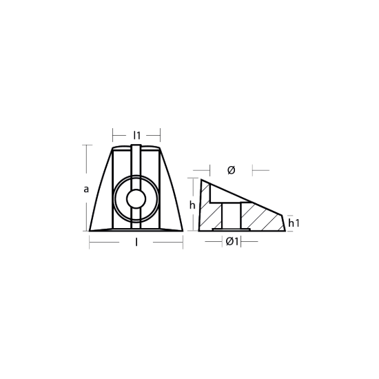 Suzuki  Block anode for outboard