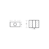 Tohatsu cube anode - Anodo a cubo Tohatsu