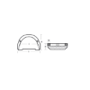 Volvo Penta  Transom plate for SX outdrive