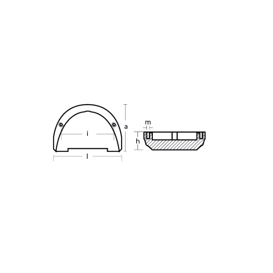 Volvo Penta  Transom plate for SX outdrive