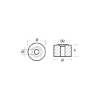 Yamaha button anode for engines - Rondella per motori Yamaha