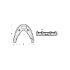 Yamaha Horseshoe anode - Placca per motori Yamaha