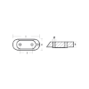 Yamaha small plate for engines - Piastrina per motore Yamaha