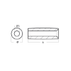 Yamaha Small anode for crankcase cylinder - Anodo interno per motore Yamaha