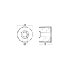 Yamaha Small anode for crankcase cylinder - Anodo interno per motore Yamaha