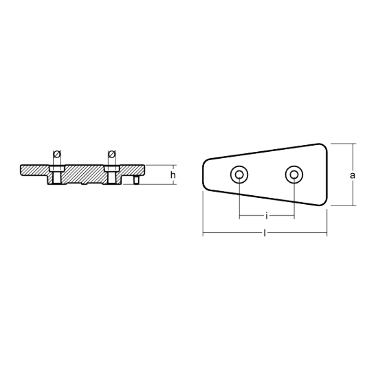 Mercury Drive Shaft Housing Anode