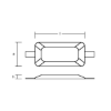 ingot type weld on anode 1,6kg