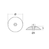 R1 Mag Rudder Anode 1 7/8"