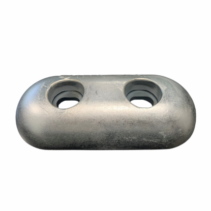 Oval bolt on plate with insert 200x90x35 H.C.80